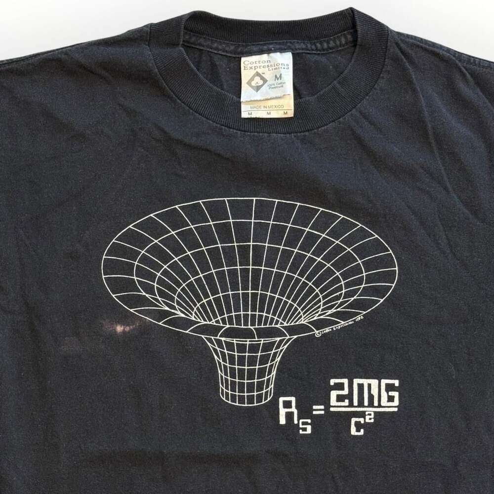 Cotton Expressions Black Hole Physics T-Shirt
